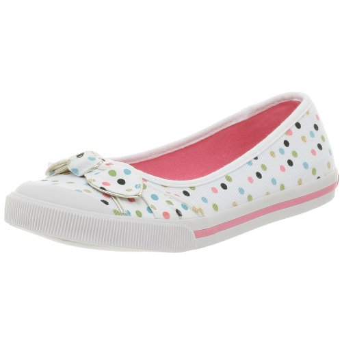UNIONBAY Little Kid/Big Kid Alison-g-I Bow Flat,White,12.5 M US Little Kid