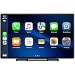 LAMTTO 9 Inch Wireless Car Stereo with Apple Carplay and Android Auto,Portable Touch Screen GPS Navigation for Car,Car Audio Receivers with Bluetooth,Airplay,AUX,Screen for All Vehicles
