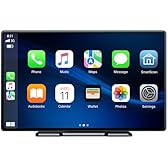 LAMTTO 9 Inch Wireless Car Stereo with Apple Carplay and Android Auto,Portable Touch Screen GPS Navigation for Car,Car Audio Receivers with Bluetooth,Airplay,AUX,Screen for All Vehicles