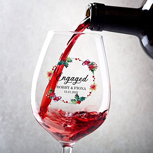 Verres à vin à suspendre pour optimiser l'espace de votre bar Our First Christmas - 2