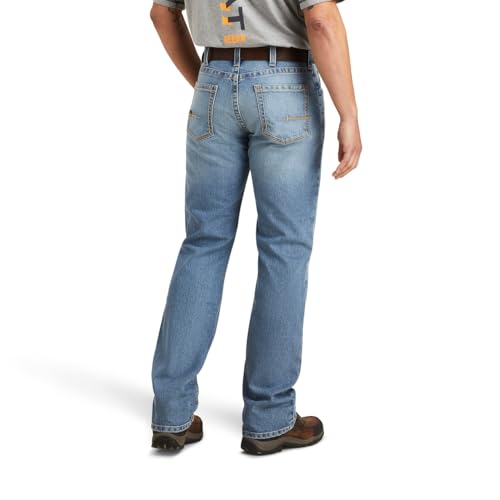 Image of Ariat Men's Rebar M5 Straight Durastretch Edge Stackable Straight Leg Jean