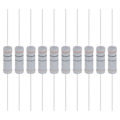 Image of YOKIVE 10 Pcs 30 Ohm 5 Watts Metal Oxide Film Resistor, 5% Tolerance Resistor Axial Lead | Flame Proof for DIY Electronic Circuits, Audio-Video Projects