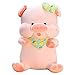 MKZHANG 26cm-70cm Kawaii Bow Fat Pig Jouets en Peluche Animaux Jouets en Peluche Jouets pour Enfants Bébé Confort Jouets Filles Cadeaux d'anniversaire Décoration 26cm Rose