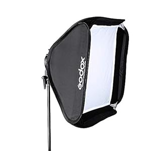 Godox Softbox 32”x32” 80CMx80CM Fast-Setup Foldable Bowens Mount Softbox, Photography Lighting Softbox for Camera Flash Photography Studio Flash