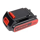 Ersatzakku für Black und Decker 18V 20V MAX LB20, LBX20, LBXR20, LB2X4020, BL1318, BL1318-XJ, BL1518, BL1518-XJ, BL1518L, BL2018, BL2018-XJ, DBL1318L, DBL1518L .
