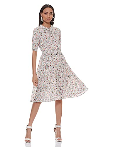 Image of EASYBUY Women's Rayon A-Line below The Knee Casual Dress