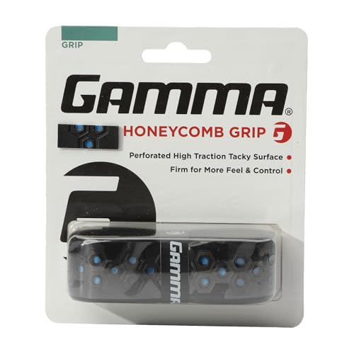 Gamma Tennis Honeycomb Replacement Grip, Moisture Wicking, Tacky, Extra Durable