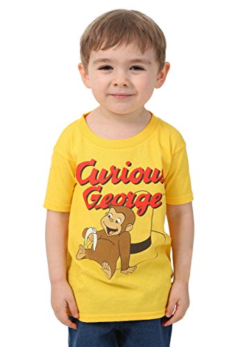 Curious George Womens Short Sleeve Tee Shirt Maternity Blouse Yellow 5T US