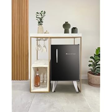 Aparador Adega ou Cervejeira com Nicho Lis Dourado