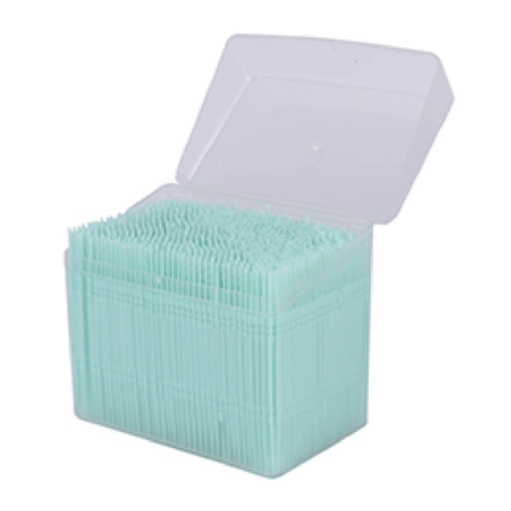 1100pcs Soft Plastic Double-Head Brushed Toothpick Oral Care Interdental Brush-image-12