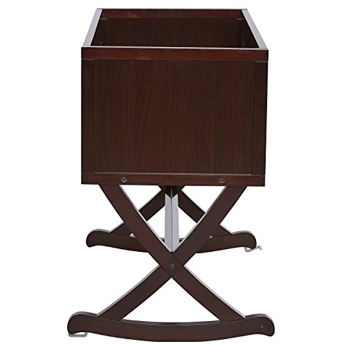 Dream On Me Luna/Haven Cradle, Espresso, 37x19x31.5 Inch (Pack of 1) 3 41cn8dVYRjL