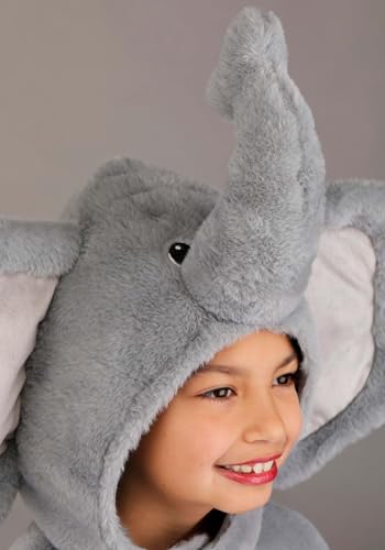 Disfraz Infantil de Elefante con Capucha y Cubrezapatos miniatura 3