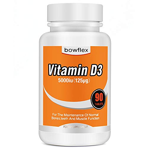 Vitamin D3 5000 iu by Ã¾Ã¶wÆ’lÑ‘Ñ… for Immune Support. Vitamin D3 Provides Immune Support and Promotes Healthy Bones Supply for Healthy Muscle Function, 125 mcg 90 Softgels