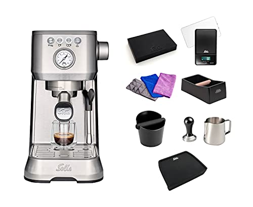 Solis Barista Perfetta Plus 1170 Kaffeemaschine Promopack - Espressomaschine mit Dampf- und Heißwasserfunktion… – Bild 4
