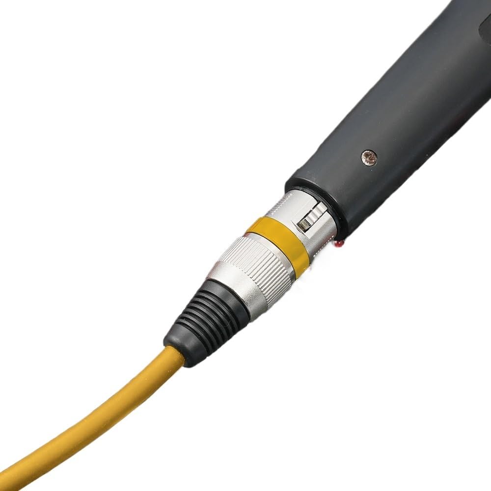 H&*igh qu>ality Can/*Non-Line-Stecker auf Buchse, symmetrische Linie, XLR-Audio, Dual Cann/*On-Line-Mikrofonmischer, Mikrofon-Verlängerungskabel, 10 m (Gelb, 5 m)