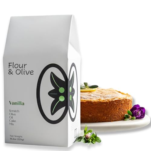 Flour & Olive – Gourmet Vanilla Olive Oil Cake Baking