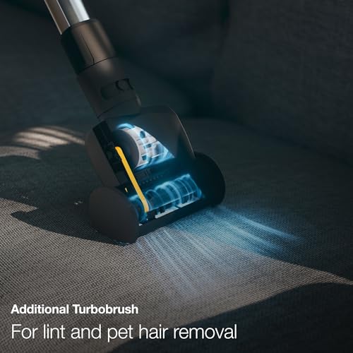 Image of Miele Classic C1 Cat & Dog Bagged Canister Vacuum, Lotus White - Pet Hair, Portable