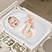 Baby Changing Pad, Soft Portable Diaper Changing Pad, Designed Ergonomically for Infants,Fits All Changing Table and Dresser, Wipeable Changing Pad, Non-Slip, Easy to Clean, Waterproof