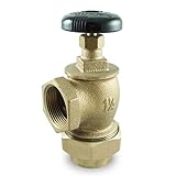 Plumbers Overstock UV35505 Bronze Convector Steam Radiator Angle Valve, 1'