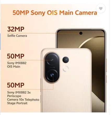 VIVO T4 Pro 5G Camera System