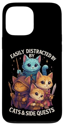 Cats Side Quest Disturted  ʔ ȃ[A X}zP[X iPhone 13 Pro Max p