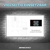 ADVANconnect Vesa Universal Adapter Plate 50x50 to 200x200mm for Monitor TV Screen Mount Wall Mount Black - Image 4