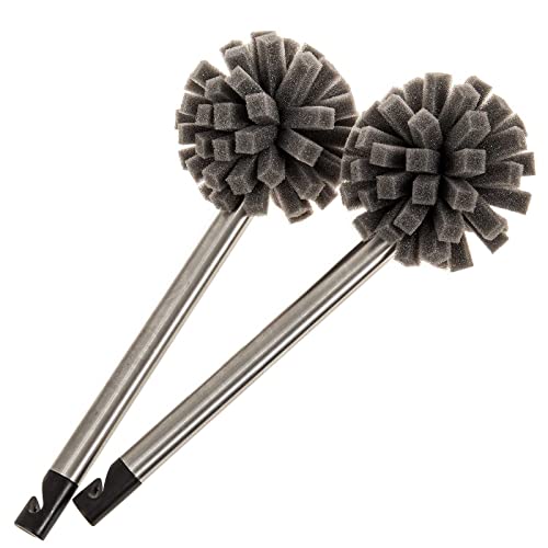 SIDCO Gläserbürste Edelstahl 2 x Spülbürste Reinigungsbürste Flaschenbürste Soft