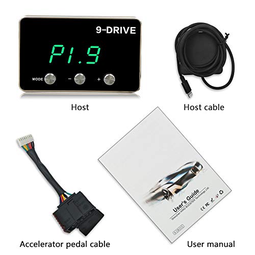 Throttle Response Controller, 9 Drive Modes Smart Electronic Throttle Controller, Racing Accelerator,for FORD LAND-ROVER/Land-Rover/Lincoln/DODGE/CHRYSLER/JEEP
