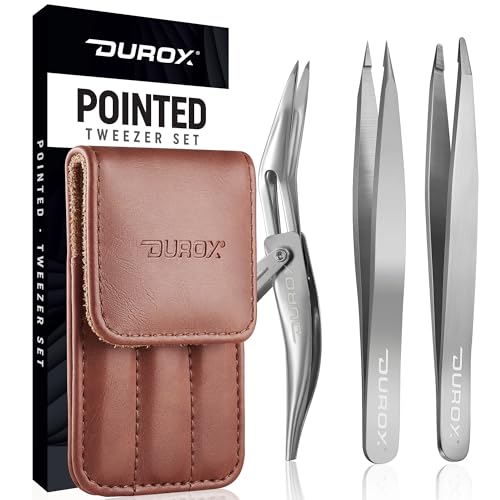 DUROX 3-Piece Tweezers Set