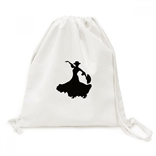 Sac à dos cordon voyage danse classique sac toile léger pliable