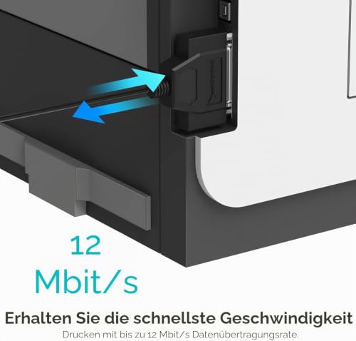 SABRENT Druckerkabel USB auf Parallel Adapter (1.8M), IEEE 1284-Drucker Kabel Adapter (CB-1284)