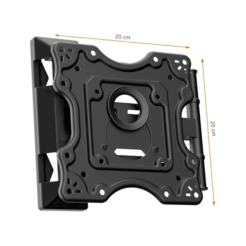 Image of SM2 Full Motion Movable TV Wall Mount for 32 to 55 Inch Smart TVs | Tilt +8 to -5 & 180 Swivel | Adjustable Arm 40mm-360mm | Heavy Duty Wall Bracket | Max Load 25 Kg | VESA Up to 200x200