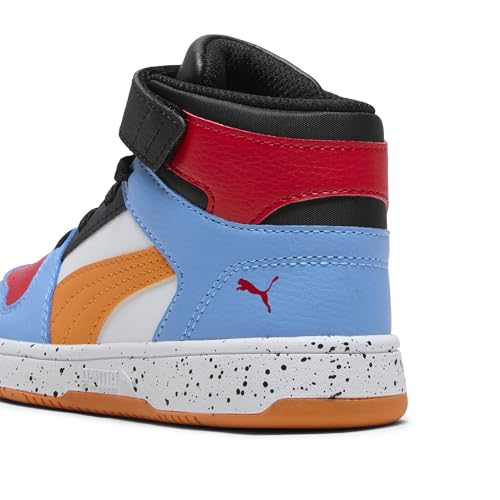 Image of PUMA Kids' Rebound Layup Mid Hook and Loop Sneakers