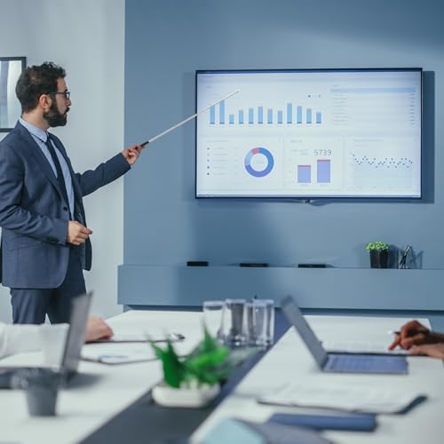 Zeigestab Ausziehbar, Mini Einziehbar Klassenzimmer Zeiger, 120cm Ausziehbar Teleskopstab Rostfreier Stahl für Lehrer Whiteboard Tafel Zeiger für Formate Seminare Präsentationen (Schwarz)