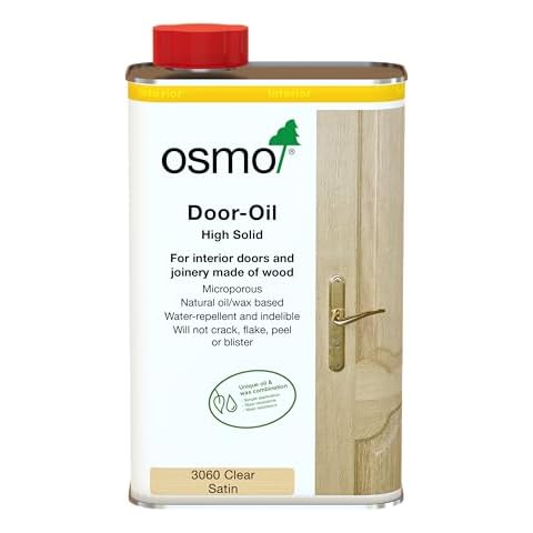 Osmo Wooden Door Oil - Satin Clear Finish Cover