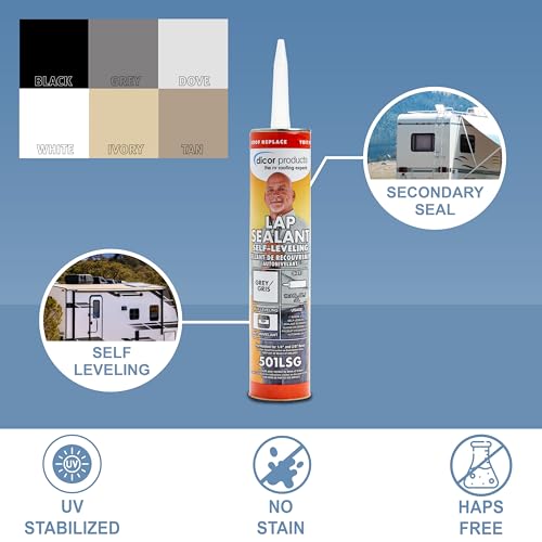 image for Dicor 501LSG-1 HAPS-Free Self-Leveling Lap Sealant for horizontal surf