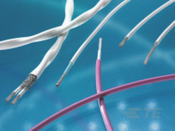 TE Connectivity/Raychem Brand, 55A8081-18-9-5Pack, Multi-Conductor Cable 2Conductors 18AWG 4.16mm White