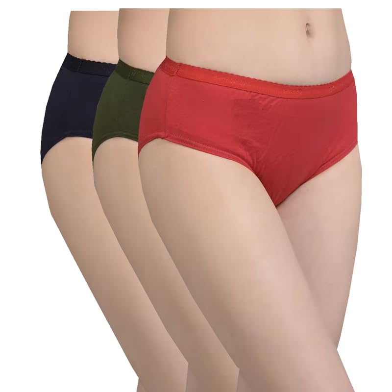 Panty for Women Combo Underwear (Pack of 3), Full Coverage with Biowash & Stain Release Technology- Color and Print May Vary-image-16