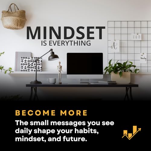 Citation de motivation murale Mindset is Everything pour sport - 3