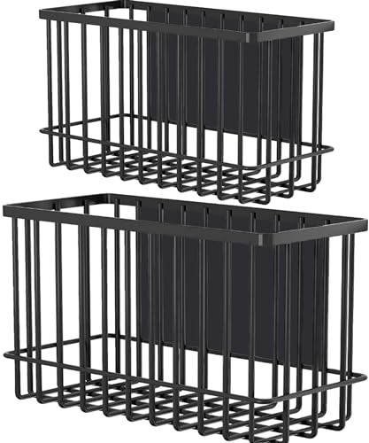 Buyyyit マグネットバスケット 冷蔵庫 糸くず入れ ドライヤー ボールホルダー ランドリールーム 整理 ホームストレージ 授業 オフィス 学校用の商品画像（Amazon）