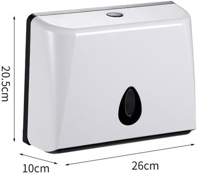 Square Wall Hanging Tissue Box Toilet ABS Waterproof Plastic Holder