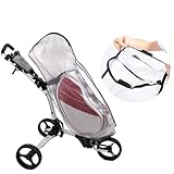 Bolsa de golf ligera e impermeable para carrito de empuje, protege los palos de la lluvia y la suciedad