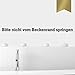Produktbild WANDKINGS Wandtattoo - Bitte nicht vom Beckenrand springen - 101 x 6 cm - Gold - Wähle aus 5 Größen & 35 Farben