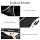 KBIBCK Auto-Brillenetui, Sonnenbrillenhalter für Auto Visier, Auto-Visierbox, Tragbarer Sonnenbrillenhalter für Sonnenblende, Universal Sonnenbrillenhalter Auto, Auto Sonnenbrille Halter (Schwarz)