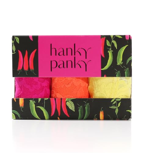 Image of hanky panky Women's Signature Lace Original Rise Thong 3 Pack