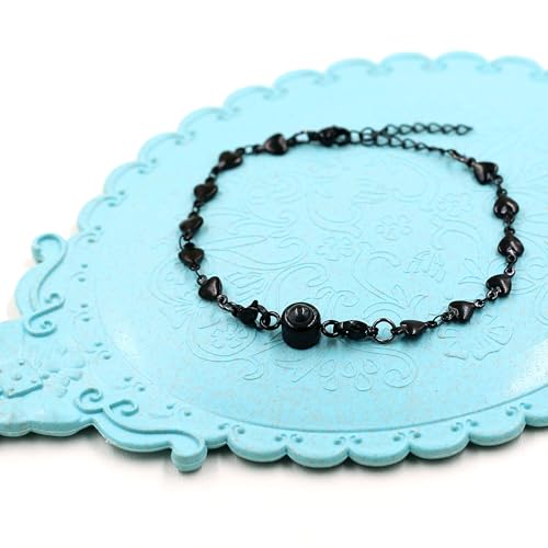 Image of 100 Different Languages I Love You Bracelets Love Heart Link Chain Bracelets Romantic Valentines Day Gifts for Women