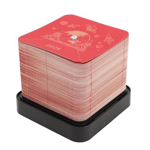 Calendrier de Terre 3D bloc-notes d'art sculpture papier décoration bureau rouge