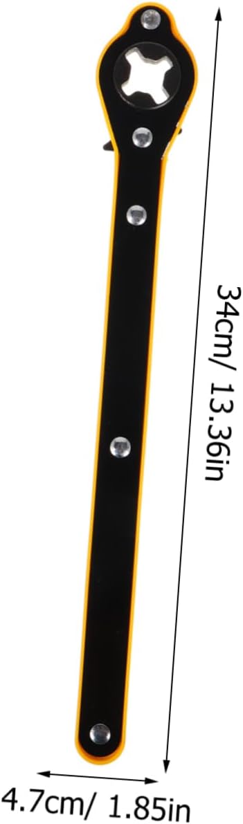 Car Jack Ratchet Wrench with Conversion Head Labor Saving Tire Lug Wrench Tool for Scissor Jack Tire Repair Tool for Cars Motorcycles