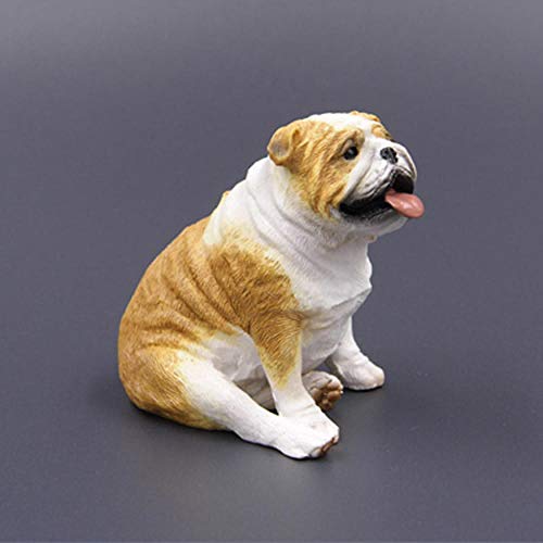 Figurines mini british bulldog modèle simulation pour votre tableau de bord de voiture