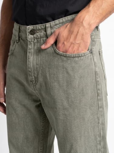 Image of Urbano Fashion Men's Relaxed Fit Washed Denim Jeans Non-Stretchable